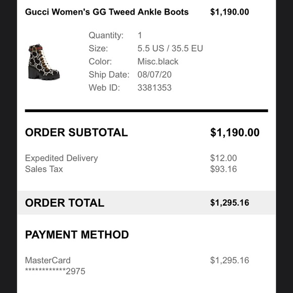 Gucci boots only worn twice excellent condition. - Picture 3 of 4